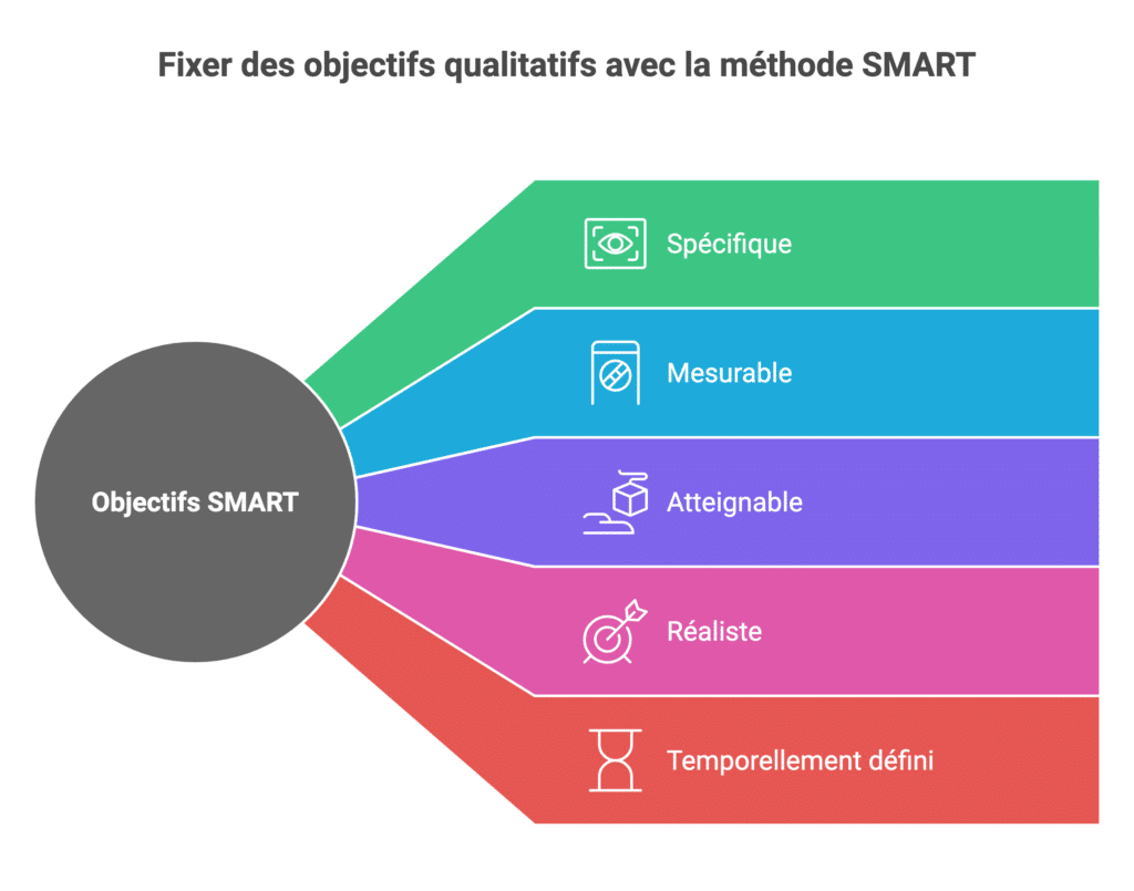 Fixer des objectifs qualitatifs avec la méthode SMART